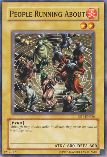 People Running About, one of the funniest Yugioh cards