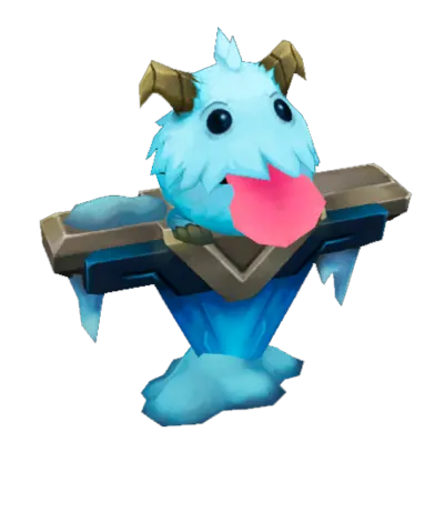 Poro, one of the rarest ward skins in League of Legends