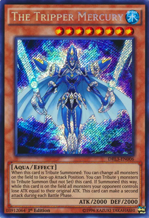 The Tripper Mercury, one of the best aqua type monsters in Yugioh