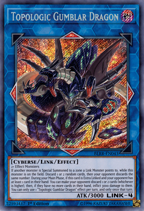 Topologic Gumblar Dragon, one of the best Link monsters in Yugioh