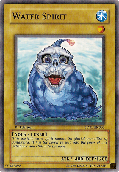Water Spirit, a bizarre Yugioh card