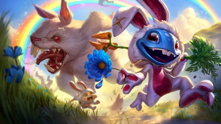 Cottontail Fizz, one of the best splash arts in League of Legend history