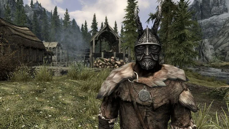 Masque of Clavicus Vile, the 8th best heavy armor helmet in Skyrim