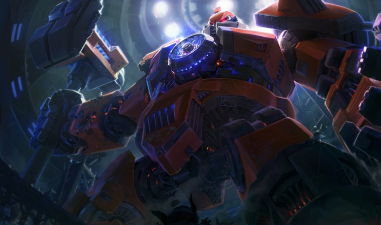 Mecha Zero Sion, one of the best splash arts in League of Legend history