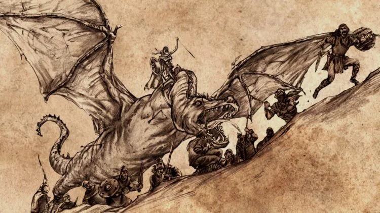 Meraxes, one the biggest dragons ever seen or heard of in Game of Thrones