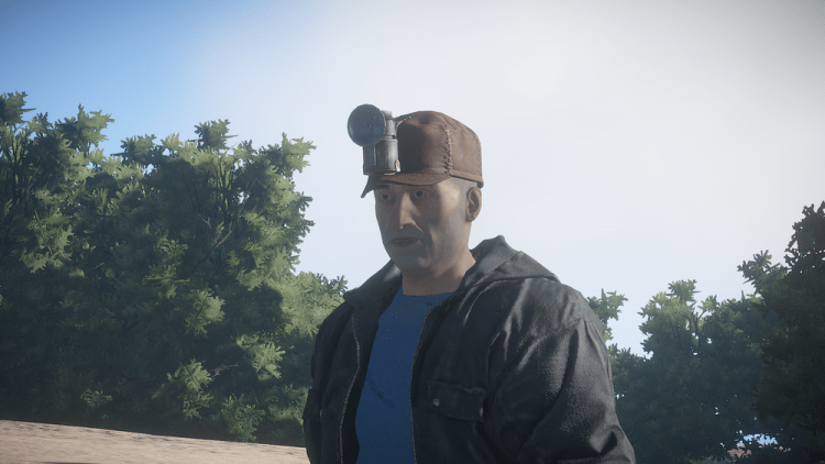 Miner's Hat, one of the best helmets in rust