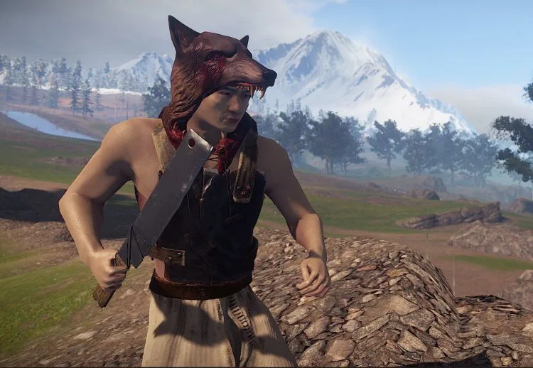 The Machete, the 2nd best melee weapon in Rust