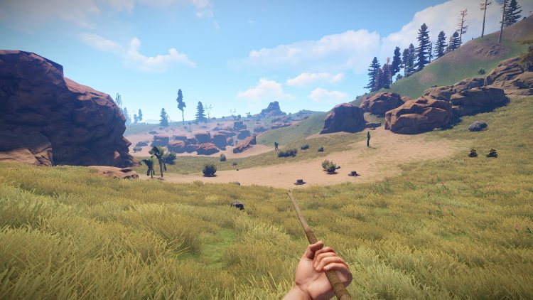 Wooden Spear, the 5th best melee weapon in Rust