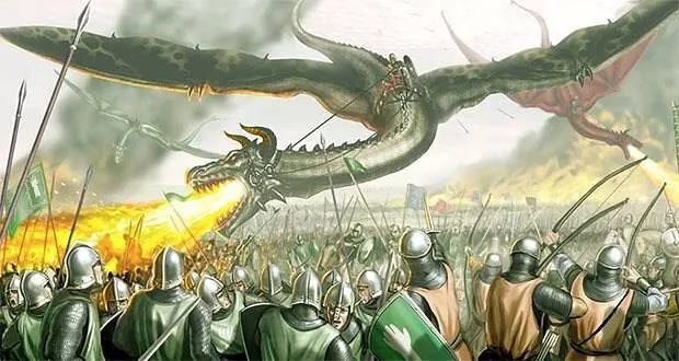 Vhagar, one the biggest dragons ever seen or heard of in Game of Thrones