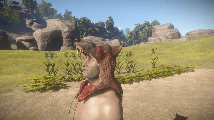 Wolf Headdress, the best helmet in rust