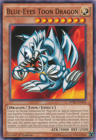Blue Eyes Toon Dragon, one of the best toon monsters in Yugioh