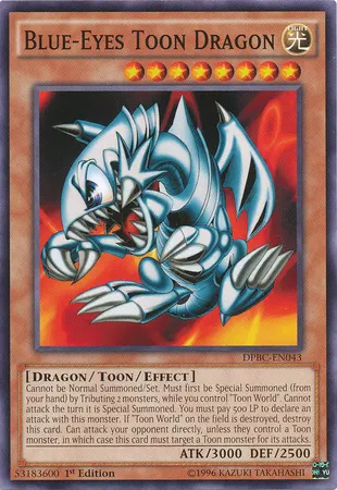 Blue Eyes Toon Dragon, one of the best toon monsters in Yugioh