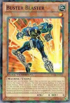 Buster Blaster, one of the best union monsters in Yugioh