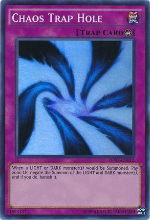 Chaos Trap Hole, one of the best trap hole cards in Yugioh