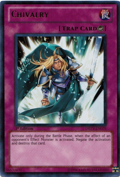 Chivalry, one of the best counter trap cards in Yugioh