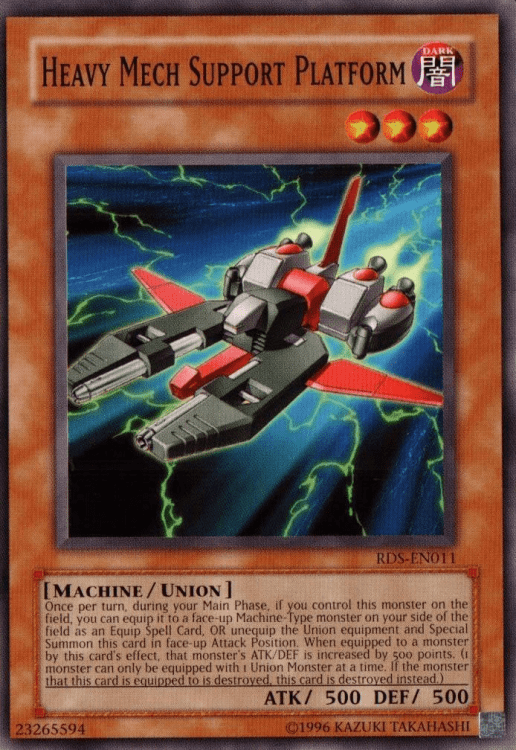 Heavy Mech Support Platform, one of the best union monsters in Yugioh