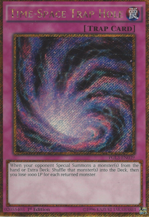 Time-Space Trap Hole, one of the best trap hole cards in Yugioh