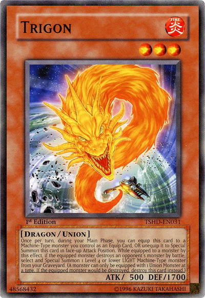 Trigon, one of the best union monsters in Yugioh