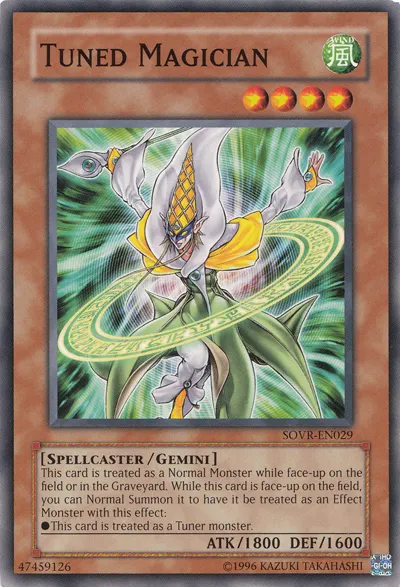 Tuned Magician, one of the best gemini monsters in Yugioh