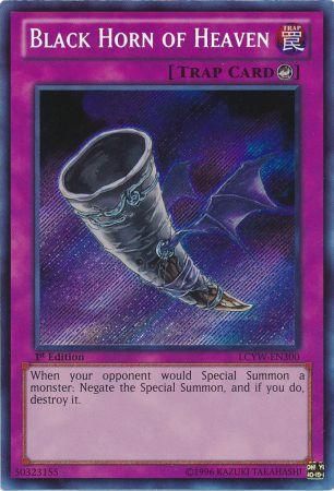 Black Horn of Heaven, one of the best counter trap cards in Yugioh