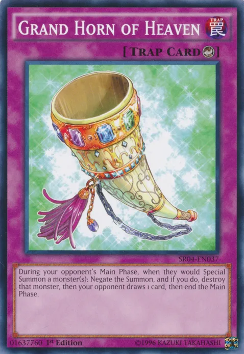 Grand Horn of Heaven, one of the best counter trap cards in Yugioh