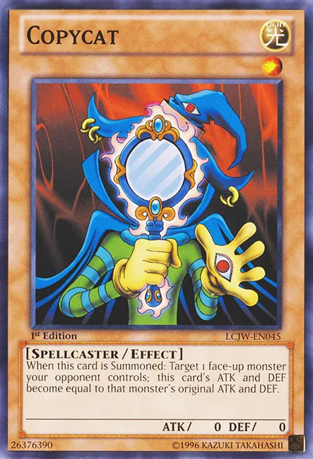 Copycat, one of the best level 1 monsters in Yugioh