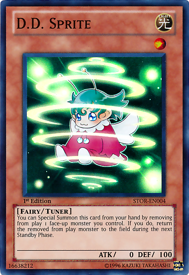 D.D. Sprite, one of the best level 1 monsters in Yugioh