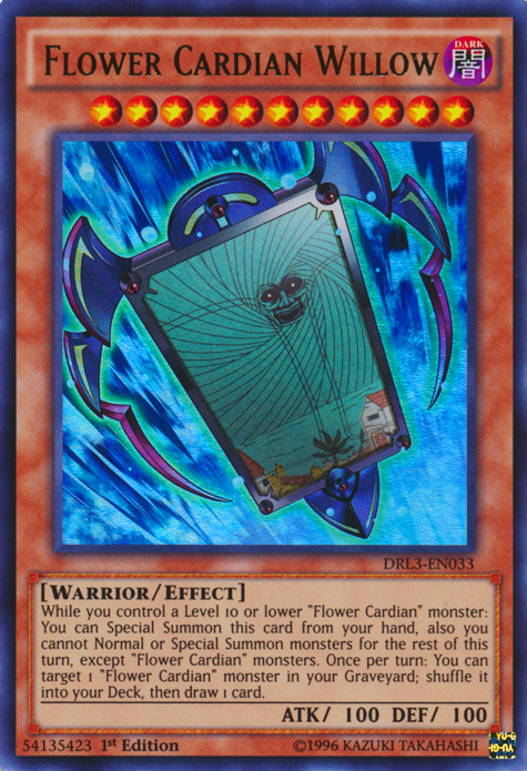 Flower Cardian Willow, one of the best level 11 monsters in Yugioh