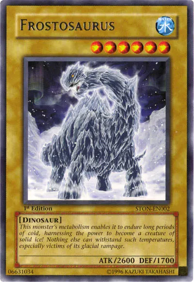 Frostosaurus, one of the best normal monsters in Yugioh