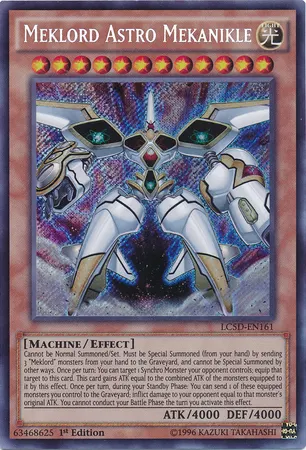 Meklord Astro Mekanikle, one of the best level 12 monsters in Yugioh