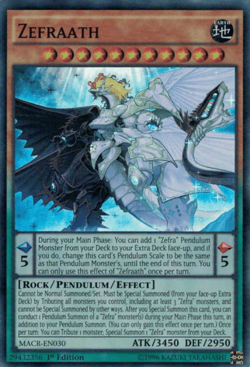 Zefraath, one of the best level 11 monsters in Yugioh