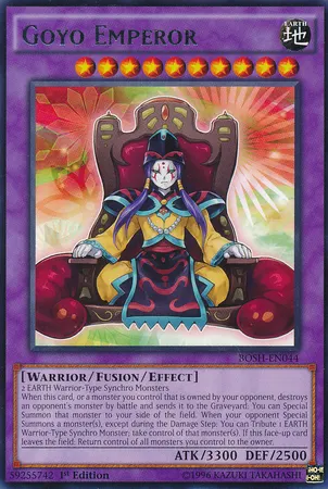 Goyo Emperor, one of the best level 10 monsters in Yugioh