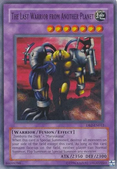 The Last Warrior From Another Planet, one of the best fusion monsters in Yugioh