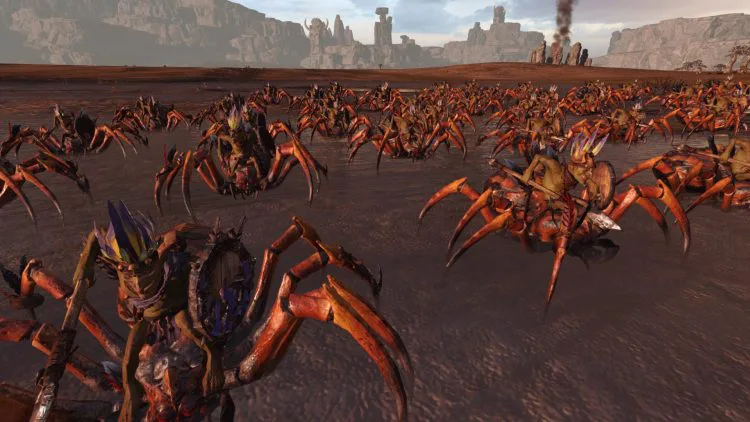 Goblin Forest Spider Riders, one of the best goblin units in TOTAL WAR: WARHAMMER