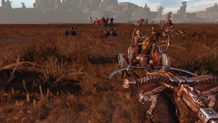 Wolf Chariots, one of the best goblin units in TOTAL WAR: WARHAMMER