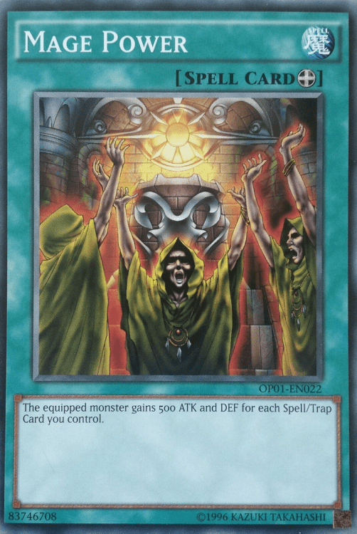 Mage Power, one of the best equip spells in Yugioh