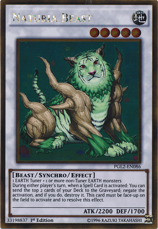 Naturia Beast, one of the best level 5 monsters in Yugioh