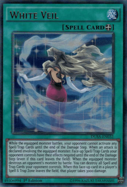 White Veil, one of the best equip spells in Yugioh