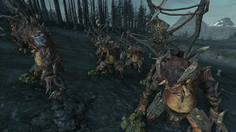 Chaos Trolls (Armored), one of the best Warriors of Chaos units in TOTAL WAR: WARHAMMER