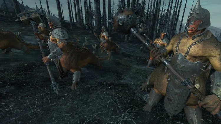 Dragon Ogres, one of the best Warriors of Chaos units in TOTAL WAR: WARHAMMER