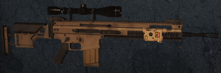 Scar-H, one of the best marksman rifles in The Divison