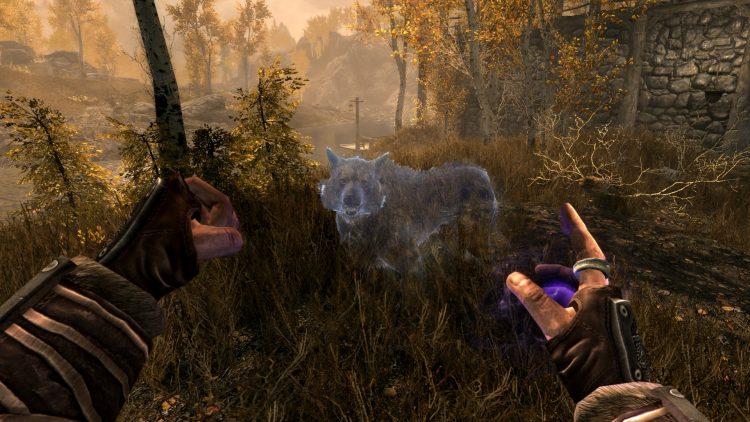 Conjure Familiar, one of the best conjuration spells in Skyrim