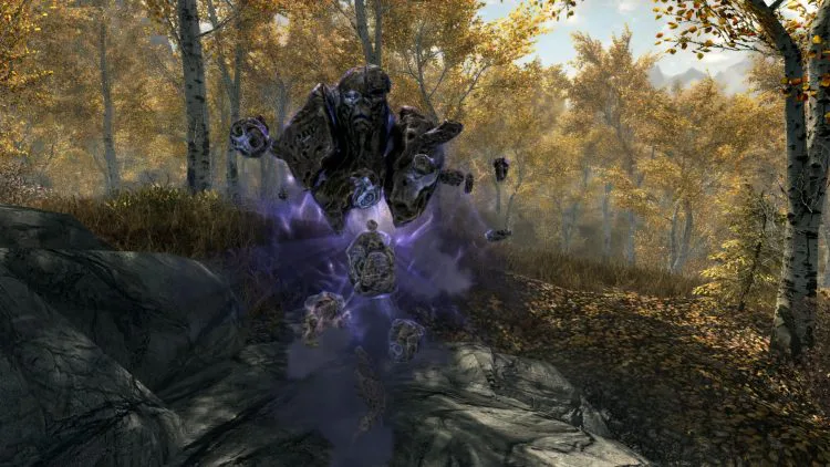 Conjure Storm Atronach, one of the best conjuration spells in Skyrim
