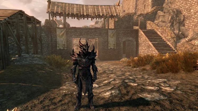 Daedric Armor, the best heavy armor set in Skyrim!