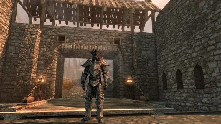 Dragonplate Armor, one of the best heavy armor sets in Skyrim