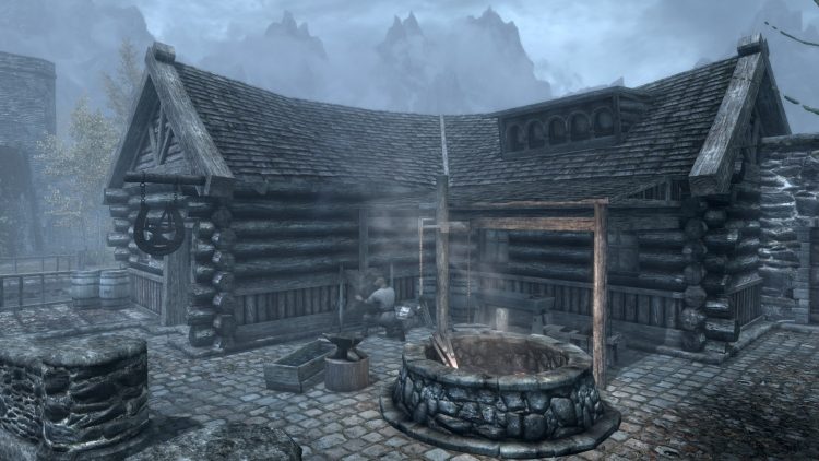 The Scorched Hammer, one of the best player homes in Skyrim