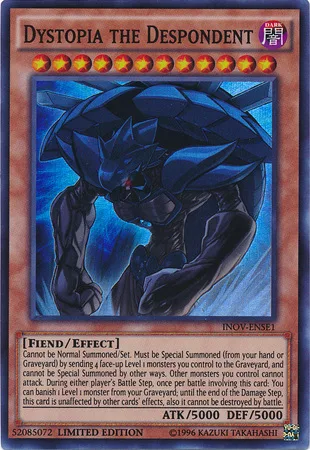 Dystopia the Despondent, one of the best Kuriboh cards in Yugioh