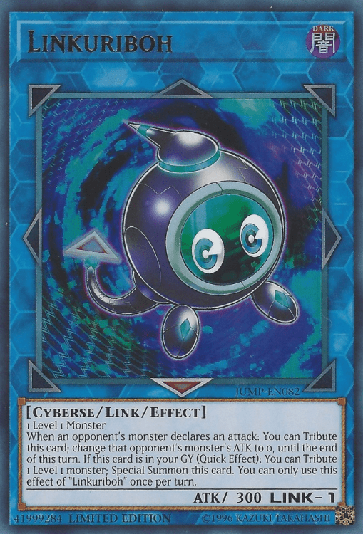 Linkuriboh, one of the best Kuriboh cards in Yugioh