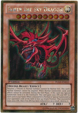 Slifer the Sky Dragon, one of the best god cards in Yugioh