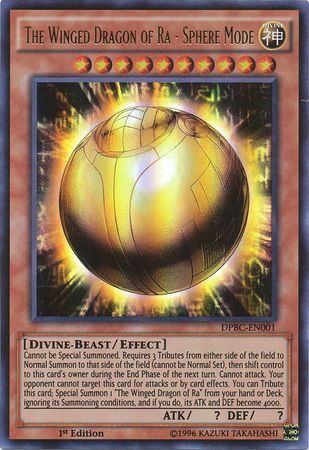 The Winged Dragon of Ra - Sphere Mode, the best god card in Yugioh!